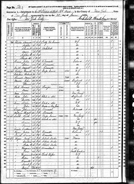  Federal Census 1870 page 2  