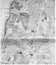 map of rural Greenwich Village circa 1760