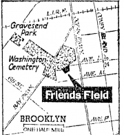 A 1973 map of the area around Friends Field. Photo Credit: The New York Times